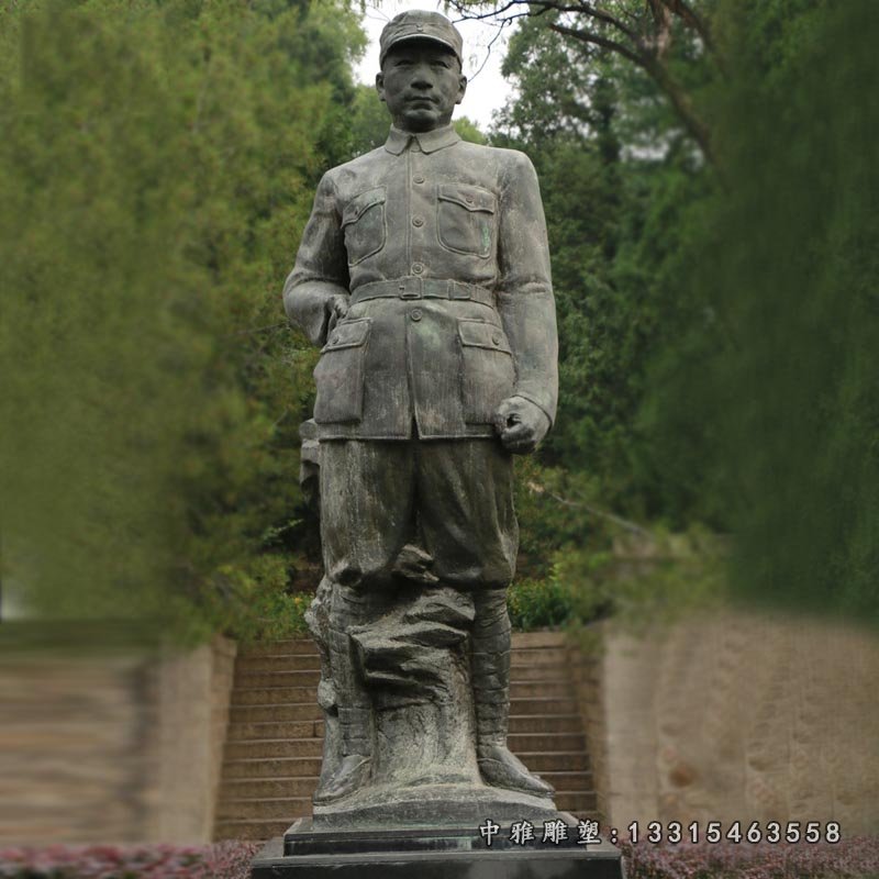 红军公园景观雕塑人物石雕塑