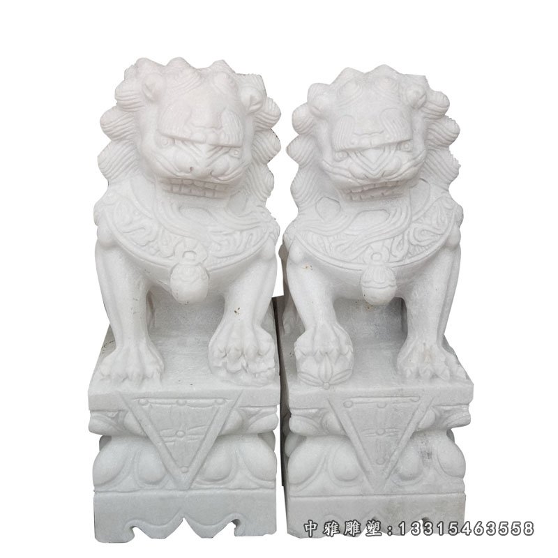 仿古石狮子北京狮石雕-三明石狮子雕塑最新报价