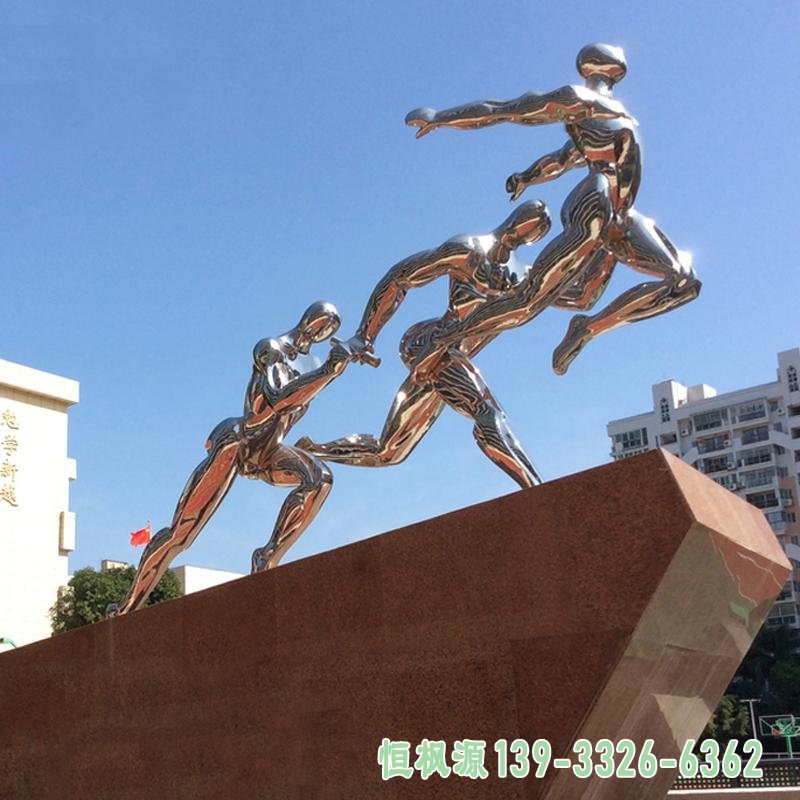 不锈钢雕塑人物雕塑运动人物雕塑骑自行车人物雕塑厂家定制