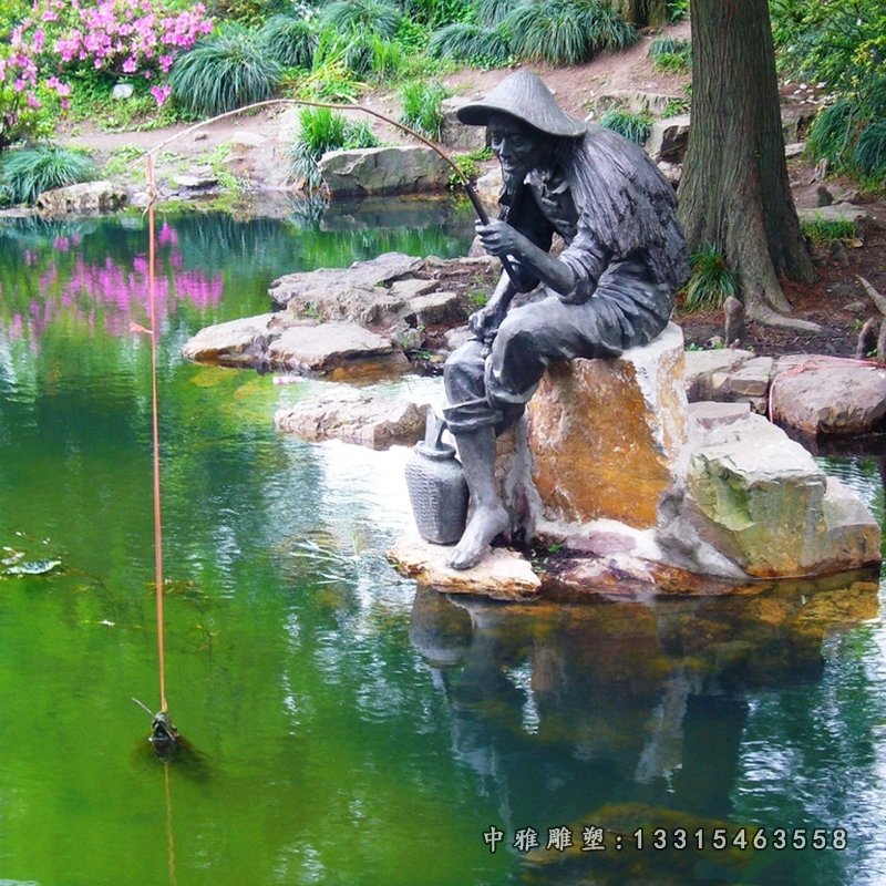姜太公铜雕