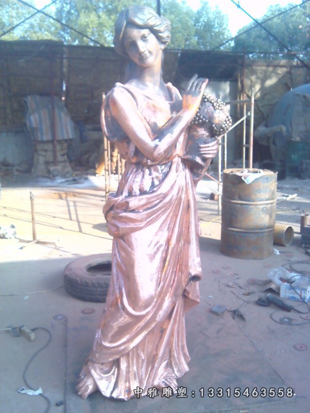 人物铜雕西方美女铜雕