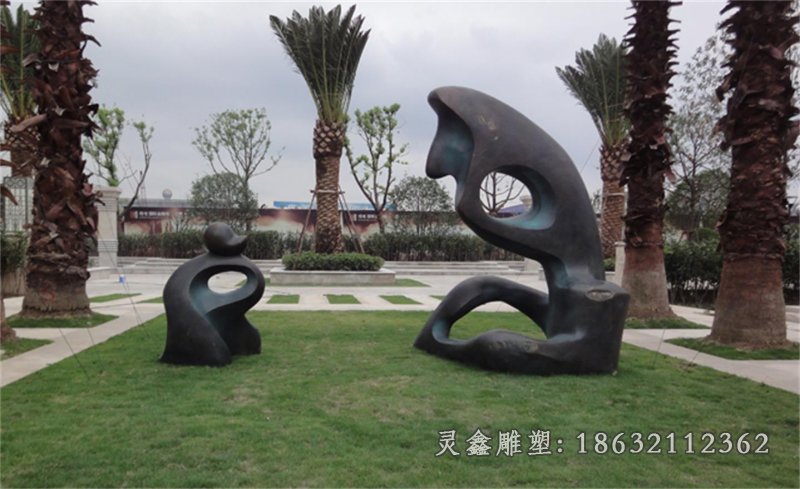 抽象铜雕抽象公园铜雕