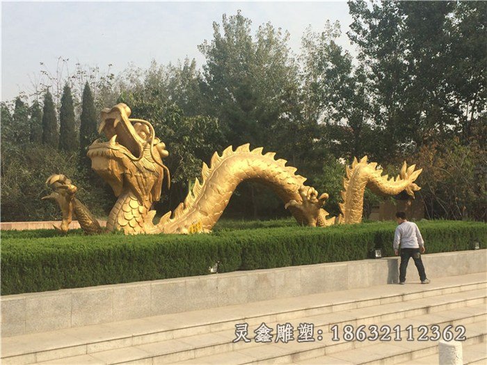 金龙铜雕公园景观雕塑
