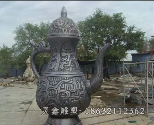 锻造水壶铜雕水壶雕塑