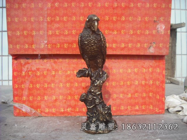 鹦鹉铜雕广场动物铜雕