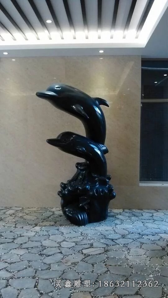 海豚铜雕动物铜雕