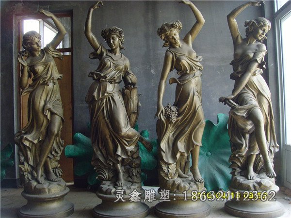 四季女神铜雕西方人物铜雕