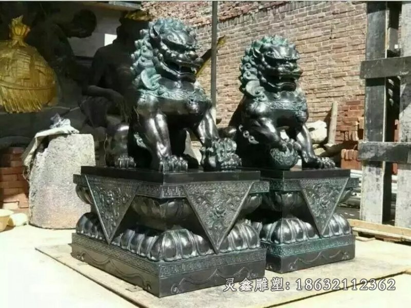 北京狮铜雕狮子铜雕