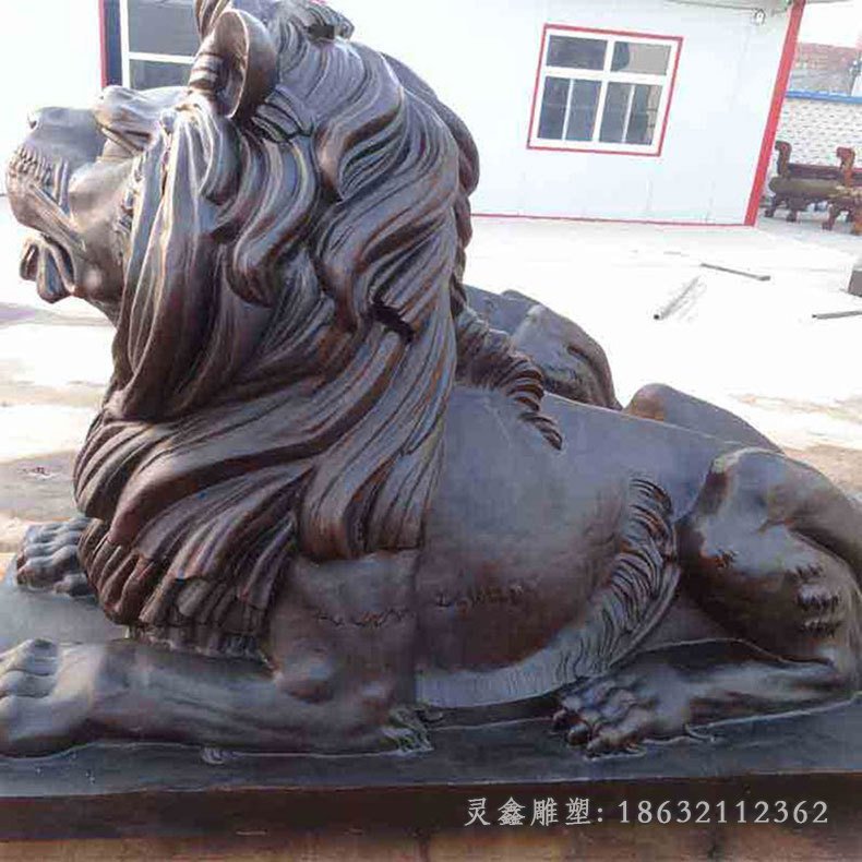 纯铜定制动物故宫狮子雕像定做门口迎宾汇丰狮子铸铜雕塑户外摆件