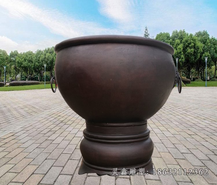 大水缸铜雕仿铜铜水缸