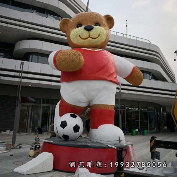 玻璃钢卡通功夫熊猫亳州玻璃钢熊雕塑价格多少