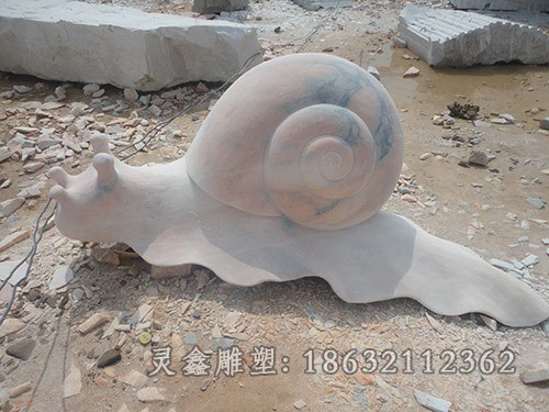 石頭蝸牛石雕蝸牛雕塑