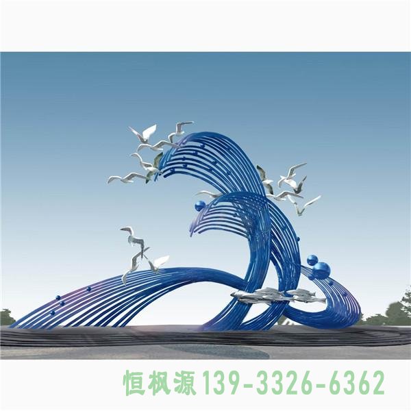 不锈钢抽象城市景观户外广场小区校园大型雕塑-安顺不锈钢雕塑抽象