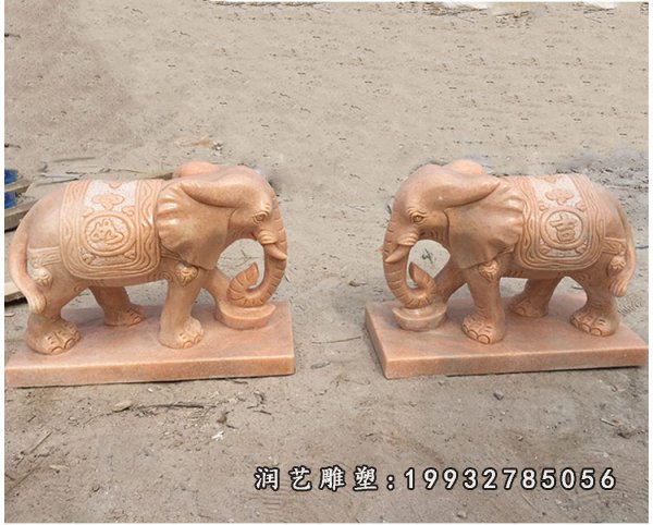 母子大象石雕大理石门口大象雕塑亳州石材雕塑大象设计图